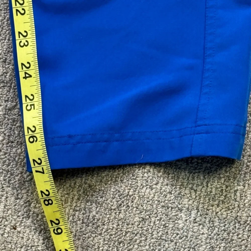 FIGS Axim Cargo Scrub Pants Mens‎ Small Short Royal Blue Medical Uniform